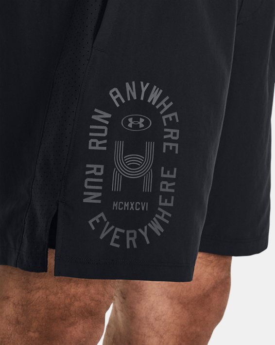 Men's UA Run Everywhere Shorts in Black image number 5